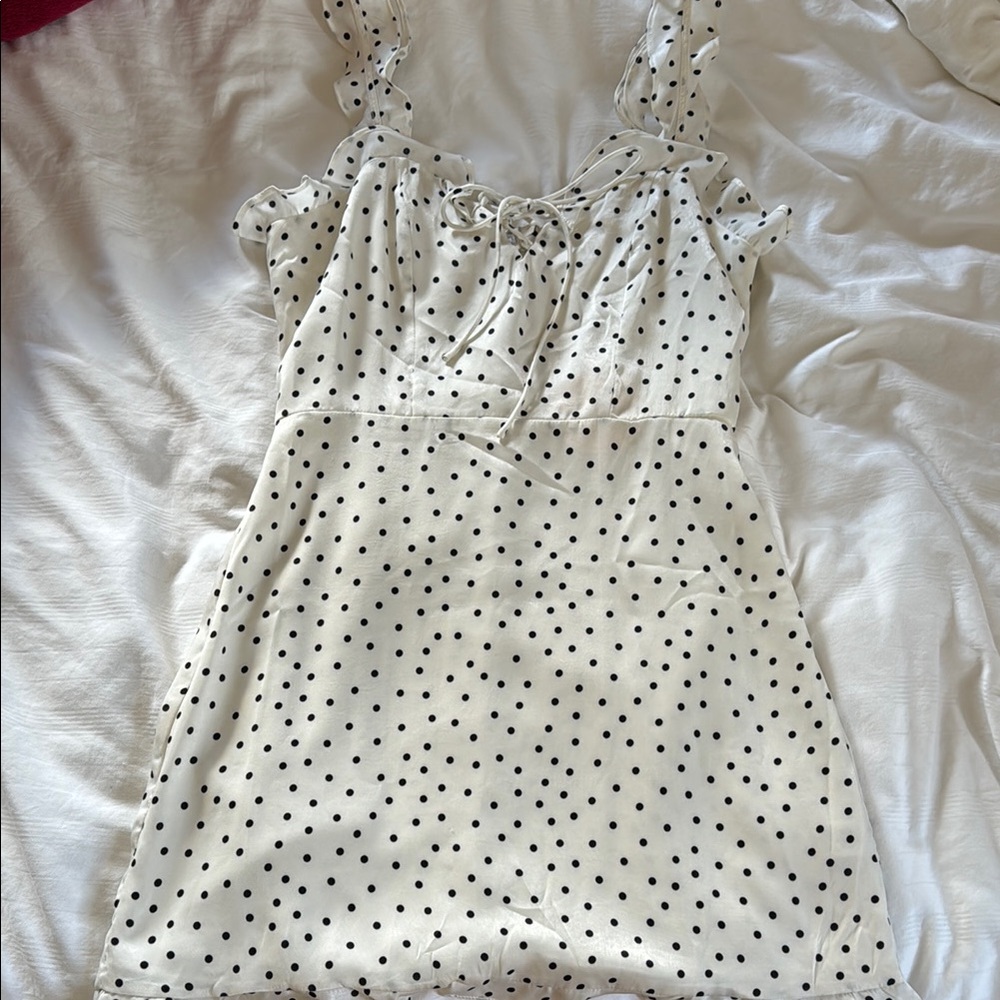 White Polka Dot Dress